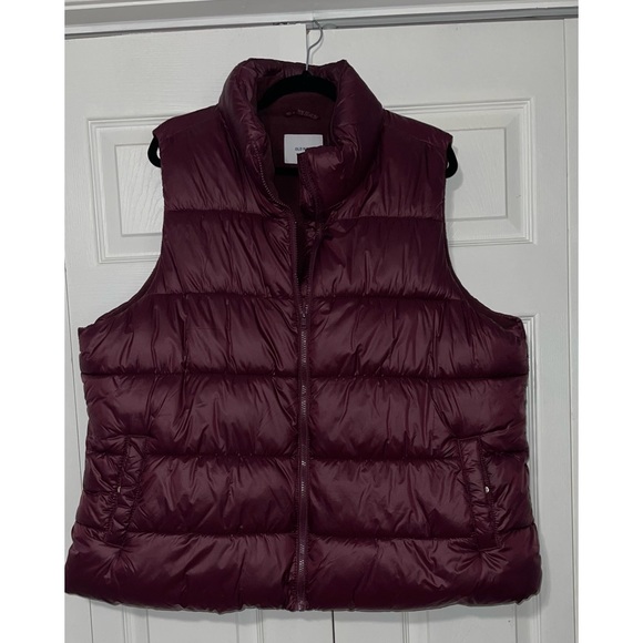 Old Navy Jackets & Blazers - Cranberry/Wine colored Vest